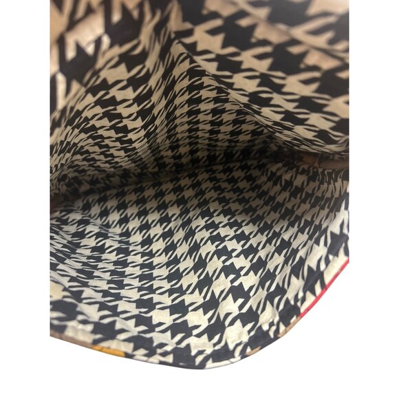 Vera Bradley Floral Quilted Crossbody Bag With Houndstooth Lining & Adjustable S - Picture 5 of 9